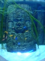 Sculpted aztec theme