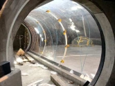 Hybrid tunnel under construction
