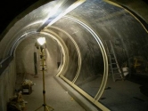Hybrid tunnel under construction