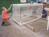 Large custom acrylic display