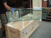 Packing glass cases