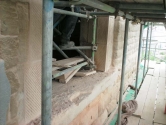 Window reveal ready for flood defence glazing
