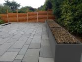 large trough planters for screening  landscapin