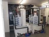 Research display compact life support installation