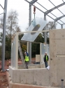 Crocodile swamp glazing installation