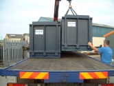 Transport and storage tanks in use