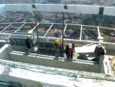 Swimming pool glazing Istanbul roof top