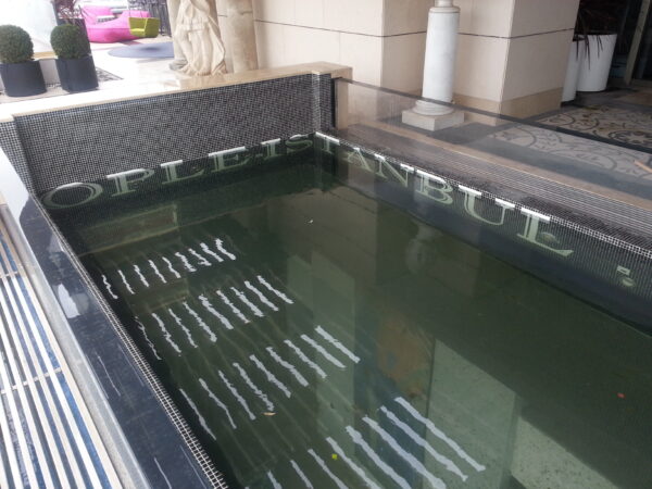 ATL pool glazing