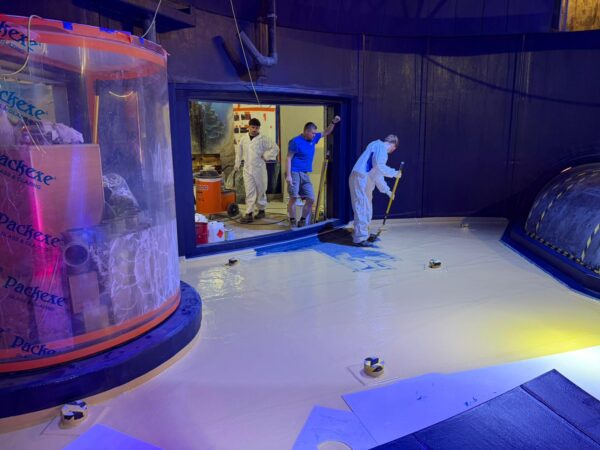 Sealife Helsinki ocean tank refurbishment