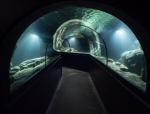 Havets Hus tunnel aquarium refurbishment